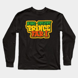 Reggae Royalty: Prince Far I - The King of Cry Cry Long Sleeve T-Shirt